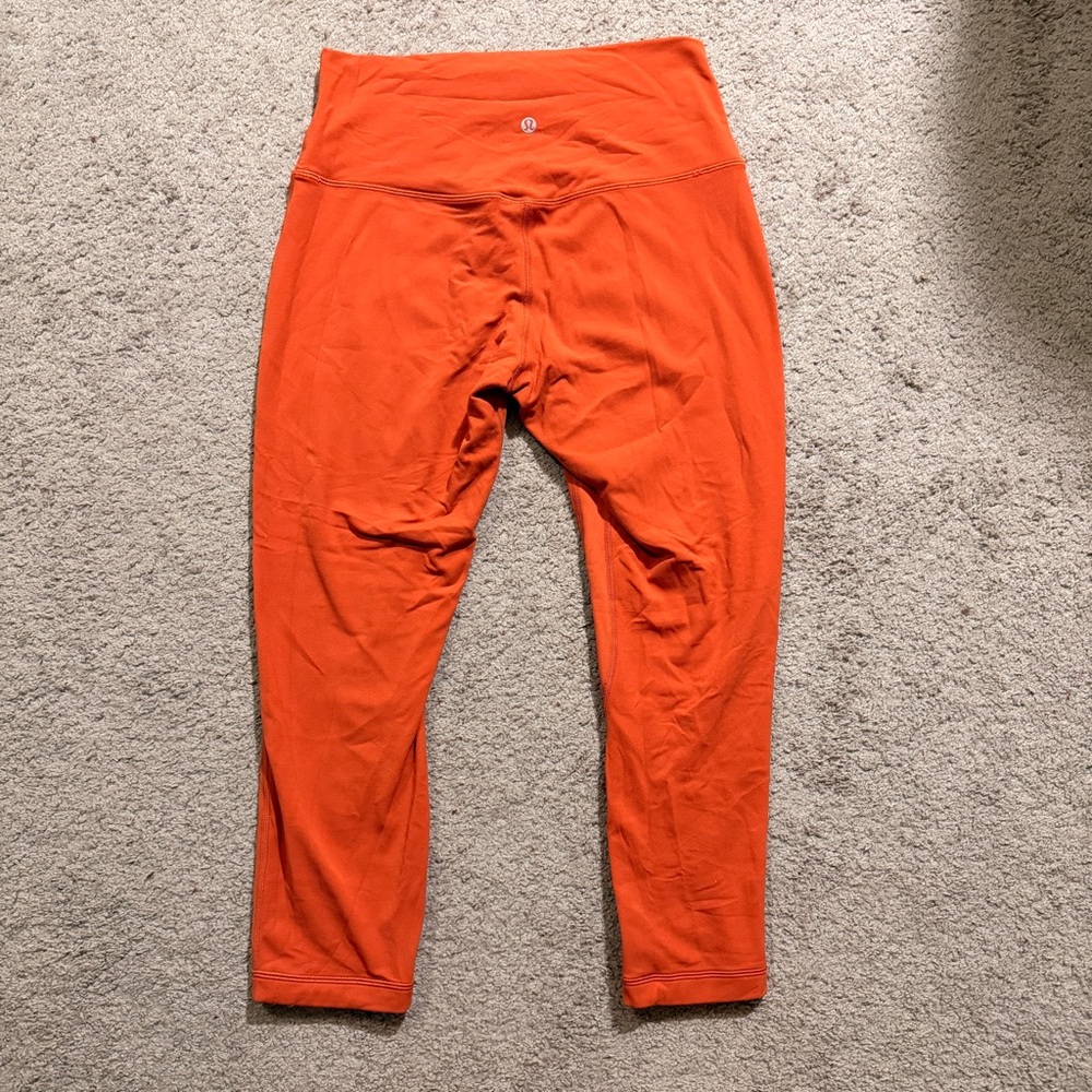 Lululemon Align High-Rise Pant 25" in Canyon Orange color